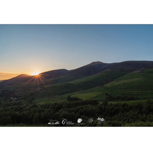 Last Light On Skiddaw